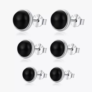 Genuine 100% Sterling Silver. Cute Small Earrings for Women and Men,